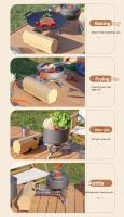 Estufa de Camping 2670W portátil plegable Cassette Gas pícnic al aire libre viaje cocina parrilla sistema de calefacción - details 4