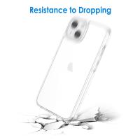 Funda para iPhone 16,15,14,13, Carcasa antiamarilla de Parachoques a Prueba de Golpes, Respaldo Transparente Antiarañazos (HD Clara) - details 1