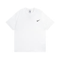 2025 Camisas casuales básicas de moda de verano, camisetas holgadas de algodón puro para hombres y nuevas camisas de manga corta para parejas con estampados de logotipos en la parte delantera - details 0