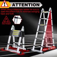 Escalera Telescópica de Aluminio de 5m Portátil, Desmontable, Antideslizante, Extensible, Multiusos, Carga de 150kg Mejoras del Hogar y Herramientas - details 103