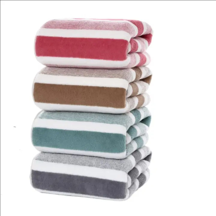 Juego de Toallas de baño de 8 piezas, suaves y absorbentes, vellón coral, Secado rápido, Hotel, SPA y baño - 1