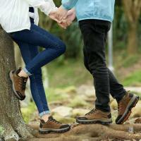 2020 nueva llegada calidad suela gruesa protege tus pies zapatos de senderismo de moda Neutral para mujer al aire libre - details 14