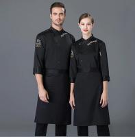 Uniforme de Chef para hombre, chaqueta para cocinar, camisa de cocina, camarera, servicio de comida rápida, Hotel, olla caliente, tienda de pasteles, abrigo con logo personalizado - details 8