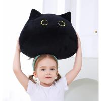 Juguete de Peluche de Gato Negro Muñeco Relleno Suave para Bebé Juguete de Almohada de Animal Relleno - details 2
