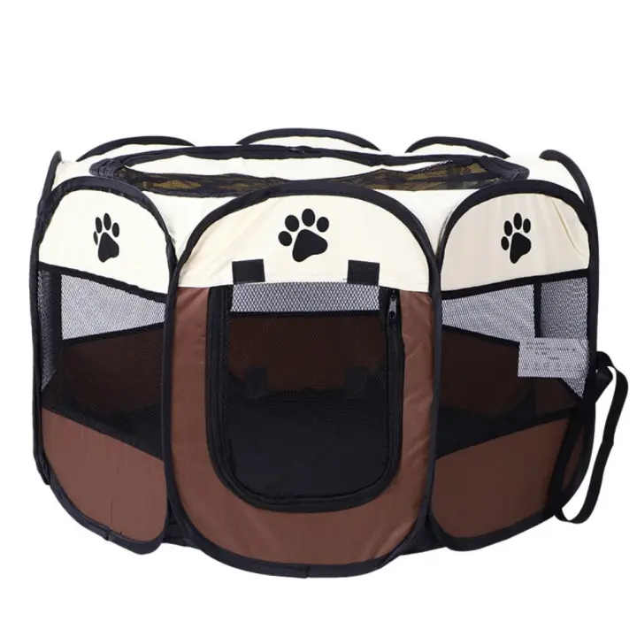 Casa De Mascota Para Perro Y Gato Al Aire Libre Plegable Portátil Transpirable Para Verano Adecuado Para Camping Accesorios Para Mascotas - 1