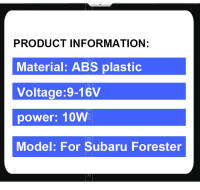 Cargador inalámbrico Car Qi para Subaru Forester Accesorios de alta velocidad 15W Panel de carga de teléfono móvil Modificación interior de las piezas 2019-2024 - details 2