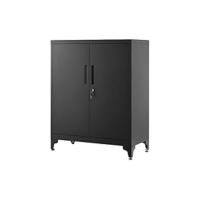 Archivador de Oficina Multifuncional Armario de Acero con 2 Puertas Almacenamiento para Sala de Estar Gris Mate OMC013G01 - details 13
