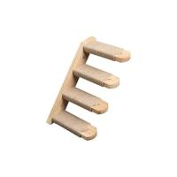 FUKUMARU Puente para gatos montado en la pared, estante para gatos de 12.8 pulgadas más ancho y escalón de escalada para gatos para bricolaje en carretera y pared de gatos, para la mayoría de los gatitos, - details 10