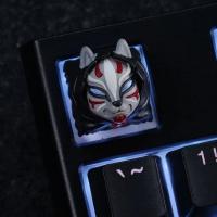 ECHOME Anime Keycap Set - Teclas personalizadas con arte original de Kitsune Perfil Cherry para teclados mecánicos Kits HOT KEYS HKP Accesorios Gaming Artesanales con diseño exclusivo. Compatibles con teclados estándar, ideales para jugadores y coleccioni - details 6