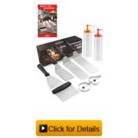 Kit de utensilios de Cocina para Acampada, Olla Sartén, Tetera, Vajilla Para Acampada, Senderismo, Excursión al Aire, Libro de Aluminio, 14 Uds. - details 7