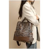2025 nueva tendencia de moda mochila con estampado de leopardo simple mochila antirrobo de gran capacidad de viaje versátil informal para mujer - details 21