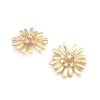 Colgantes de latón y circonita de Color dorado de 18K para mujer, joyería artesanal de alta calidad, collar, pendientes, accesorios - details 24