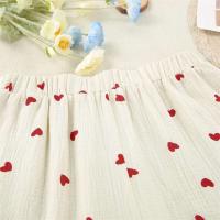 Novedad de verano, conjunto de manga larga 100% algodón con estampado de corazón de amor, pijama con botones para mujer con cuello TRE de 2 piezas, pijamas - details 20