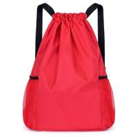 Bolsa con cordón para Deportes, bolso de hombro informal de tela Oxford, Bolsa de viaje grande para estudiantes, Bolsa para zapatos de fútbol y baloncesto - details 6