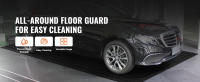 SucceBuy Rollo de suelo de goma con placa de diamante, alfombrilla de garaje SBR de 3 mm x 4 pies x 6 pies, fácil de limpiar, para debajo de automóviles, garaje, uso industrial, gimnasio, negro - details 0