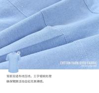 Camisa básica 100% algodón para hombre, manga corta, informal, de negocios, Oxford, amarillo, blanco, ajuste Regular, ropa Social para hombre - details 8