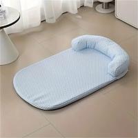 Estera refrescante extraíble duradera para mascotas, almohadilla de cama plegable y transpirable para perros, cojín lavable resistente al desgaste para mascotas y gatos - details 8