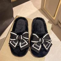 Zapatillas de Encaje para el Hogar Suaves y Elegantes Plataforma de Peluche con Diseño de Amor - details 13