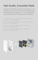 Aqara-Interruptor de pared inteligente D1 Zigbee, llave de Control remoto inalámbrico, interruptor de luz, cable de fuego neutro, botón Triple para casa inteligente - details 14