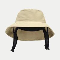 Sombrero de cubo para acampar a la moda Simple, Color sólido, a prueba de viento, sombrero de playa para exteriores, protección UV, gorra con protección solar transpirable para senderismo - details 0