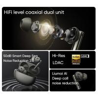 Realme Auriculares Inalámbricos Air 6 Pro, cascos con Bluetooth 2,0, Reducción de Ruido, Mar Profundo, 50dB, IP55, 5,3, color Negro - details 0