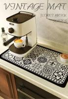 Almohadilla de drenaje para máquina de café, estera súper absorbente para secado de platos, almohadilla de drenaje para vajilla, alfombra de secado rápido, mantel individual para vajilla de cocina - details 0
