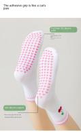 Calcetines de yoga para mujer, calcetines antideslizantes gruesos, calcetines de Pilates para interiores para principiantes - details 7