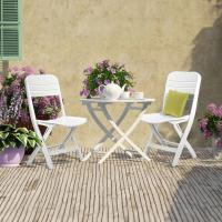 Pack 4 Sillas Plegables Bliss Blancas 52x40x82cm - details 1
