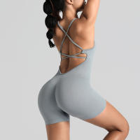 Espalda de belleza ropa de fitness prendas de vestir ropa de secado rápido yoga onesie ropa deportiva yoga wear set premium sense verano - details 5