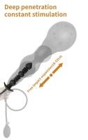 Leten Iatable consolador masaje de próstata partícula enorme enchufe cuenta dilatador vaginal juguete sexual anal adulto - details 7