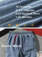 Jeans de Carga para Hombres Estilo Callejero Talla Grande Media Pesadura Bolsillos Negro Azul - details 1