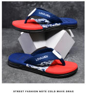 Nuevos zapatos de playa antideslizantes de verano para hombres versión coreana de chanclas de moda con sandalias zapatillas geniales para hombres - details 11