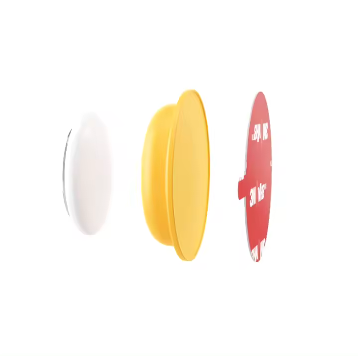 Funda protectora autoadhesiva de silicona, carcasa adhesiva ligera, adecuada para controles remotos Apple AirTag y equipo electrónico - 1