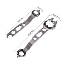 Llave para amoladora angular de 4 garras, llave de desmontaje de alta resistencia de doble cabeza, abrazadera estable, tornillo para tuercas de brida para amoladora de acero - details 0