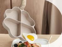 RIOVARM Antiadherente Sartén Tortilla Inducción Sartén para Huevos Granito Sartén Pequeña sin PFOA Redonda 4 agujeros Sartén escalfadora de huevos para el desayuno Sartén para tortitas - details 4