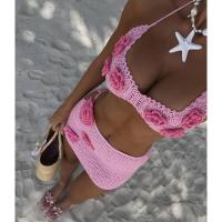 Conjunto de bikini hueco nuevo de punto para la playa - details 6