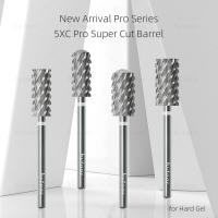 HYTOOS 5XC Pro Series brocas acrílicas para uñas 2 vías seguridad 6,6mm barril redondo broca de carburo para uñas quitar accesorios de taladro de Gel duro - details 0