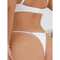 4 tangas nuevas sexys de cuerda de color sólido 2025, calzones de encaje, mujer - details 19