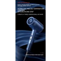 Secador de Cabello de Alta Potencia y Secado Rápido Enchufe EU/UK Luz Roja y Azul - details 12