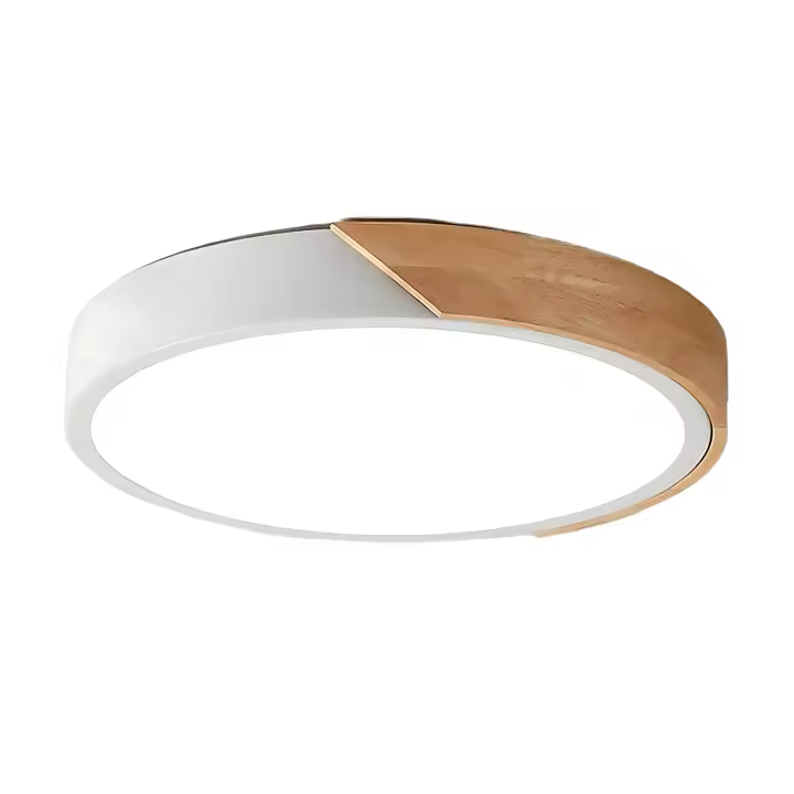 Lámpara LED de Techo para interiores, de 24W Luz regulable, 30x5 CM- 3000-6500K, Control Remoto, Iluminación Nórdica, 220V - 1