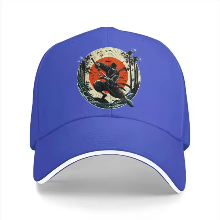 Moda Color puro papá sombreros Ninjutsu Casual sombrero visera gorras japonés Ninja Samurai gorra con visera - 1