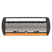 Maquinilla de afeitar portátil de acero inoxidable para hombres, cabezales de corte de seis capas, para baño, Hotel, viaje, uso doméstico - details 3