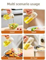 Dispensador automático de aceite de oliva para cocina, pulverizador de 470ML para cocina, ensalada, barbacoa, hornear - details 15