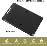 Sartén Mini de Hierro BOPORO para Huevos Revueltos Portátil Ideal para Camping y Parrillas con Asa Antideslizante para Barbacoas y Parrillas de Camping - details 2