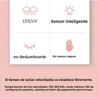 Arte de uñas máquina de fototerapia tienda de secado rápido especial para principiantes esmalte de uñas pegamento lámpara para hornear lámpara led secador trabajador doméstico - details 4