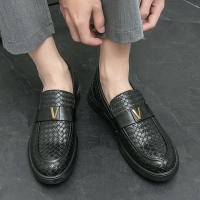 Zapatos Formales para Hombres Hechos a Mano Suela Gruesa PU Aumento de Altura - details 21