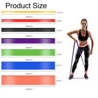 Conjunto de banda de resistencia de látex resistente para ejercicio elástico, banda de asistencia para dominadas, entrenamiento pesado, equipo de Fitness - details 1