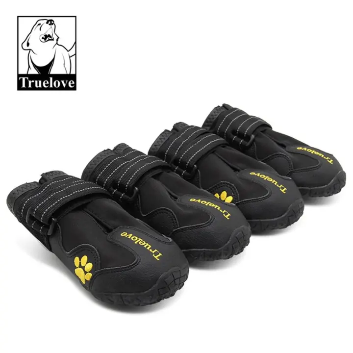 Truelove-zapatos impermeables para perro, Botas de lluvia antideslizantes, reflectantes de nieve cálida, para entrenamiento deportivo de mascotas pequeñas, medianas y grandes, TLS3961 - 1