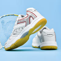 Profesional ligero transpirable antideslizante amortiguador rojo profesional zapatos deportivos - details 1
