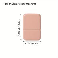 Espejo de maquillaje plegable portátil de 4,25x2,76 pulgadas, espejo de viaje pequeño de pie y de mano para mujer de escritorio de bolsillo Simple, 1 unidad - details 10